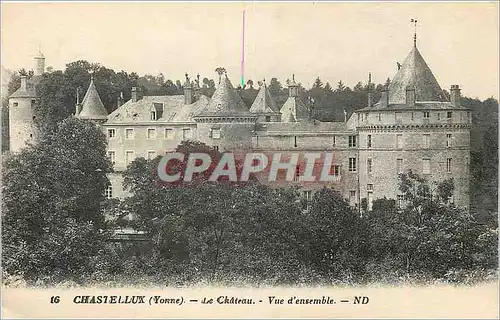 Cartes postales Chasteilux (Yonne) Le Chateau Vue d'ensemble