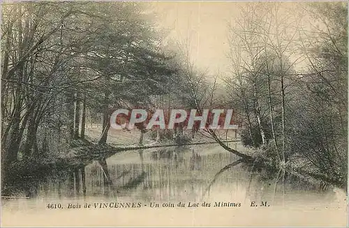 Ansichtskarte AK Bois de Vincennes Un coin du Lac des Minimes