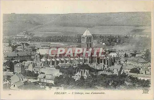 Cartes postales Fecamp L'Abbaye vue d'ensemble