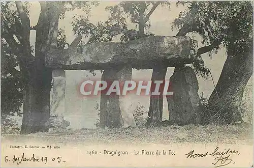 Cartes postales Draguignan La Pierre de la Fee Dolmen