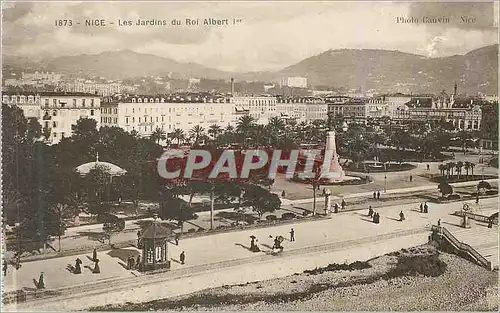 Cartes postales Nice Les Jardin du Roi Albet 1er