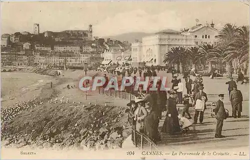 Cartes postales Cannes La Promenade de la Croisette