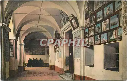 Cartes postales Notre Dame de Laghet Interieur de l'Eglise