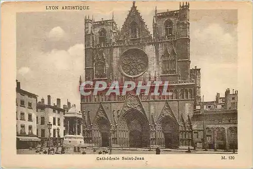 Cartes postales Lyon Artistique Cathedrale Saint Jean