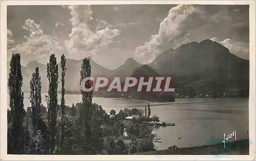 Cartes postales moderne Talloires (Hte Savoie) Le roc de Chere et la presqu'ile du chateau de Duingt