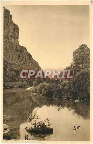 Ansichtskarte AK Vallee de l'Herault Sortie du Defile du Thaurac vers St Bauzille du Putois C'est dans le flanc N