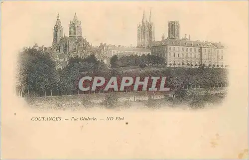 Cartes postales Coutances Vue Generale