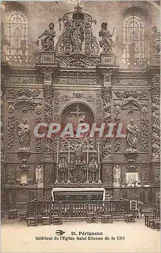 Ansichtskarte AK Perigueux Interieur de l'Eglise Saint Etienne de la Cite