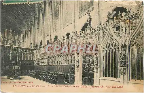 Ansichtskarte AK Le tarn illustre 68 albi cathedrale ste cecile interieur du jube cote nord Orgue