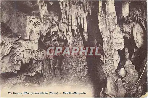 Cartes postales Grotten d arcy sur cure(yonne) salle ste marguerite