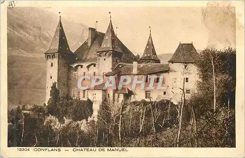 Ansichtskarte AK Conflans chateau de manuel