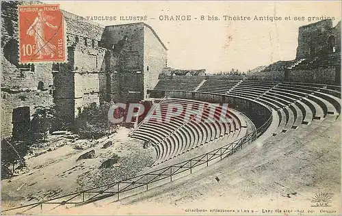 Cartes postales Le vaucluse illustre orange 8 bis theatre antique et ses gradins