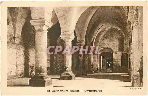 Cartes postales Le mont saint michel l aumonerie