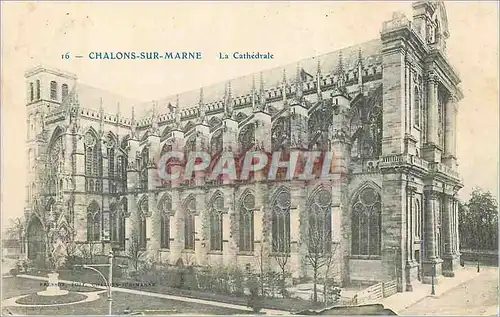 Cartes postales Chalons sur marne la cathedrale