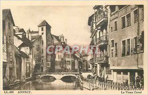 Cartes postales Annecy le vieux canal