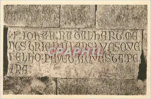 Cartes postales Pont saint esprit (gard) interieur de la citadelle pierre pavee par jean bathalhard