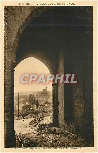 Cartes postales La tour philippe la bel vue du fort saint andre