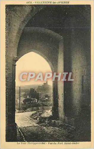 Ansichtskarte AK Villeneuve les avignon la tour philippe le bel vue du fort saint andre