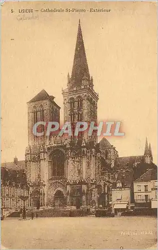Cartes postales Lisieux cathedrale st pierre exterieur