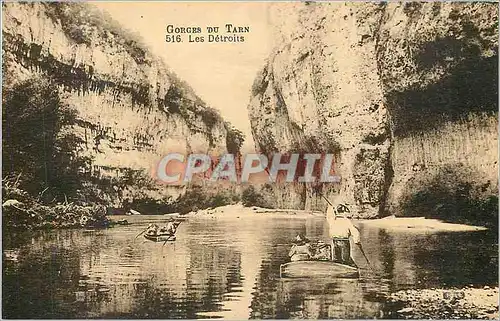 Cartes postales Gorges de tarn 516 les detroits