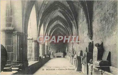 Cartes postales Beziers cloitre st nazane