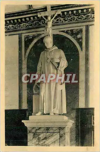 Cartes postales Monastere de la grande chartreuse salle du grand chapitre statue de saint bruno foyatier
