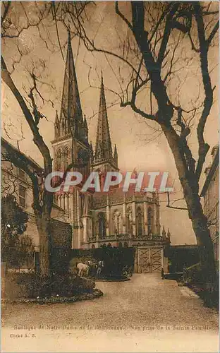 Cartes postales Basilique de Notre Dame de la Delivrande Vue prise de la Sainte Famille