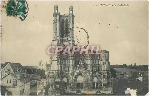 Cartes postales Troyes la cathedrale