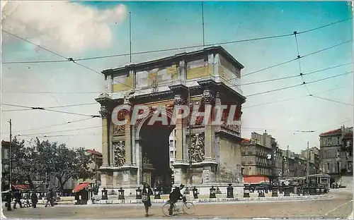 Cartes postales moderne Le carrefour du monde 1086 marseille l arc de triomphe