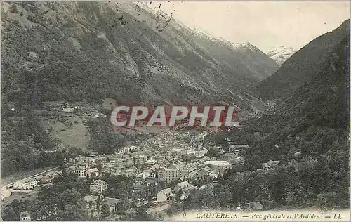 Cartes postales Cauterets vue generale et l ardiden