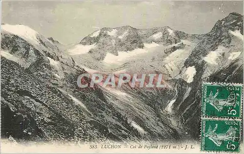 Cartes postales Luchon col de poylane (2271 m)