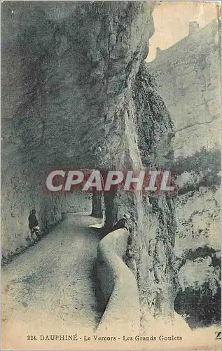Cartes postales Dauphine le vercors les grands goulets