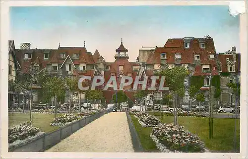 Moderne Karte Deauville le normandy