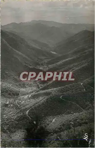 Cartes postales moderne Massif de l aigoual (gard) les lacets de la route de valleraugue