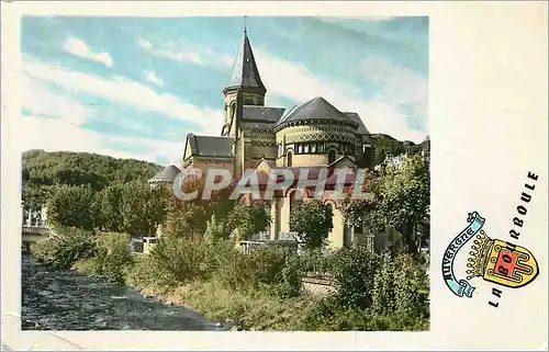 Moderne Karte Sur les bords de la dordogne l eglise de la bourboule