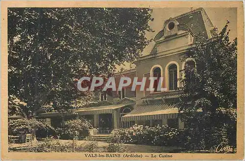 Cartes postales Vals les bains (ardeches) le casino
