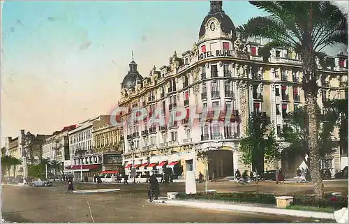 Cartes postales moderne Nice la promenade des anglais et l hotel ruhl