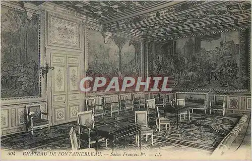 Cartes postales Chateau de fontainebleau salon francois 1er