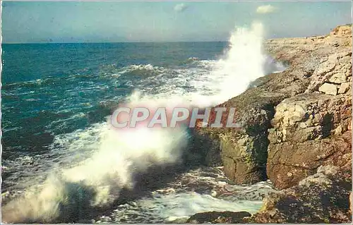 Moderne Karte Effet de vague sur les rochers