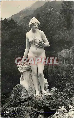 Cartes postales moderne Luchon statue de la vallee du lys par mengue