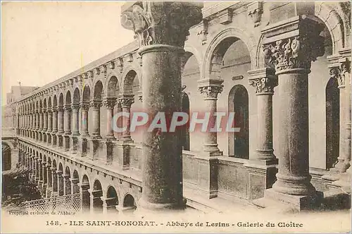 Ansichtskarte AK Ile saint honorat abbaye de levins galerie du cloitre