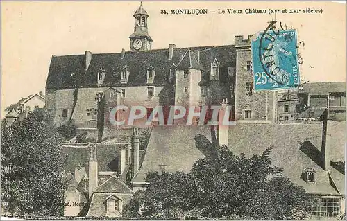 Ansichtskarte AK Montlucon le vieux chateau (xv et xxi siecles)