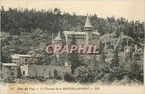 Ansichtskarte AK Env du puy le chateau de la rochelambert