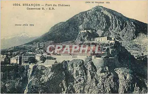 Cartes postales Briancon fort du chateau caserne