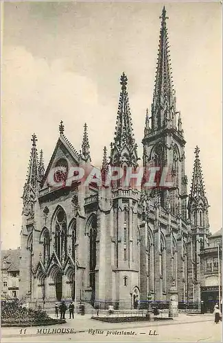 Cartes postales Mulhouse eglise protestante
