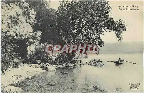 Cartes postales Lac du bourget grotte de lamartine