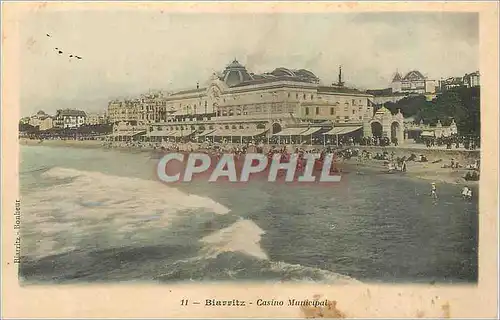 Cartes postales Biarritz casino municipal