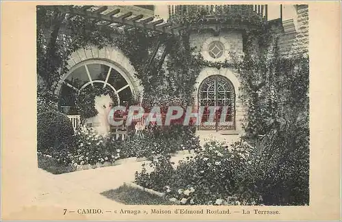 Cartes postales Cambo arnaga maison d edmond rostand la terrasse