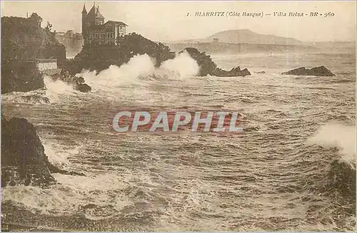 Cartes postales moderne Biarritz (cote basque) villa belza 960