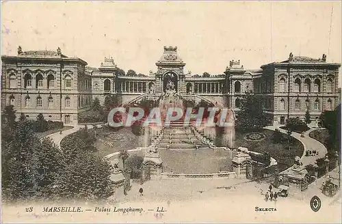 Cartes postales Marseille palais longchamp